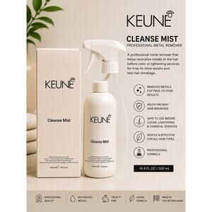 KEUNE Cleanse Mist 16.9 fl oz Professional Metal Remover Hair Treatment